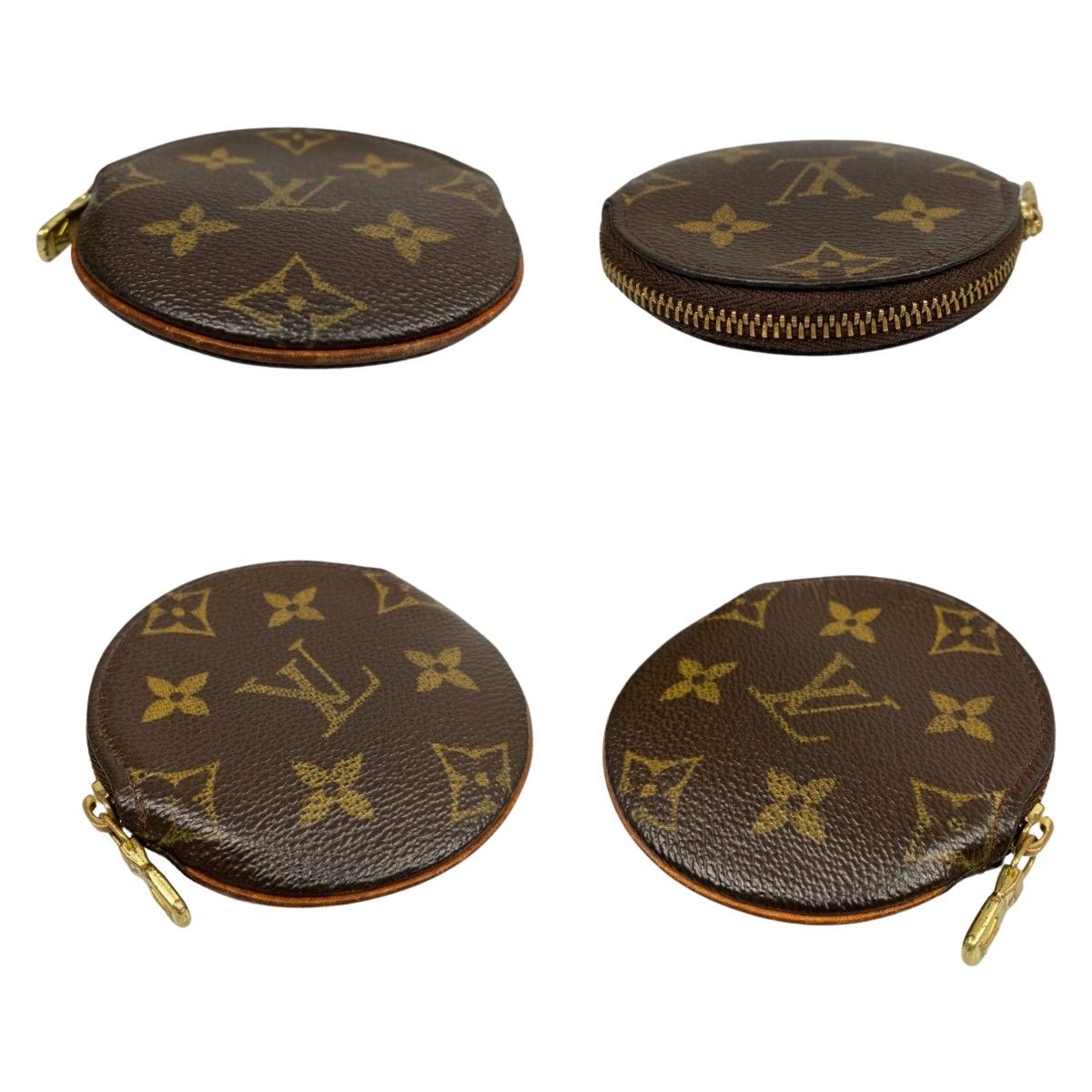 Louis Vuitton Monogram Porto Monnet Coin Case Brown — view 4