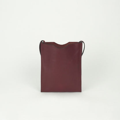 Hermes Shoulder Bag Rouge Grenat Winered Wine Red Vo Garibaldi — view 3