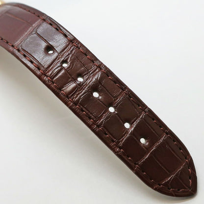 Cartier Heaven Tan Louis LM PG Leather Silver Hand Wound Watch — view 7