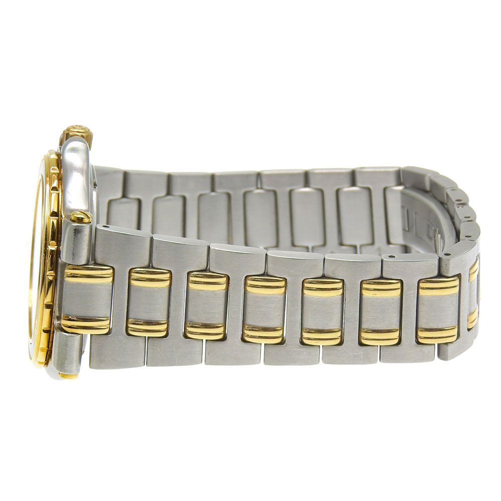 Gucci Stainless Steel Gold Plated Ivory Kuo Analog Display Dial Watch — view 4