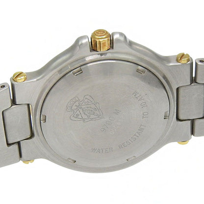 Gucci Stainless Steel Gold Plated Ivory Kuo Analog Display Dial Watch — view 6