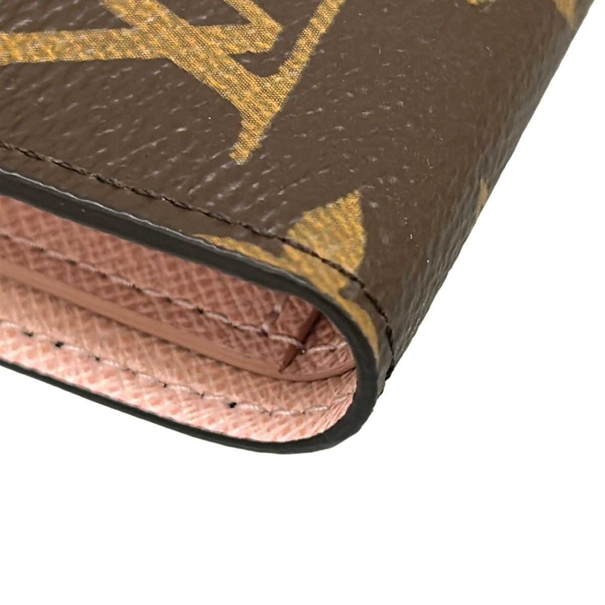 Louis Vuitton Trifold Wallet Monogram Portefeuille Victorine Rose Ballerine — view 7