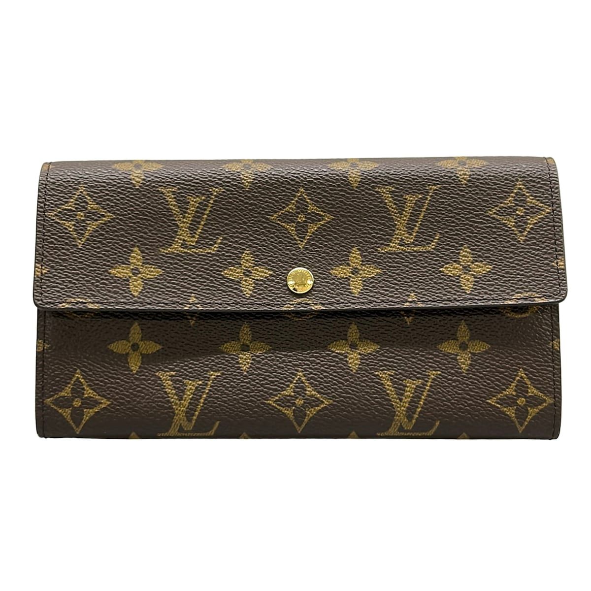 Louis Vuitton Wallet Monogram Pochette Porte Monet Cles Leather