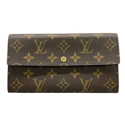 Louis Vuitton Wallet Monogram Pochette Porte Monet Cles Leather