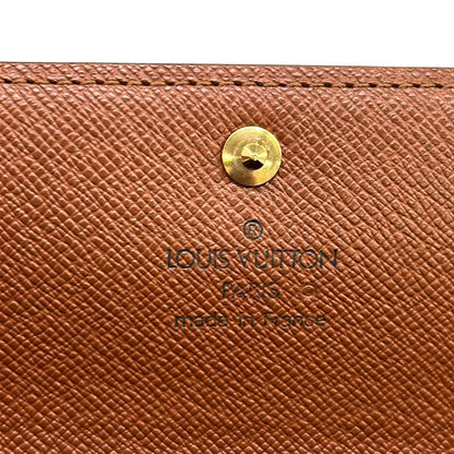 Louis Vuitton Wallet Monogram Pochette Porte Monet Cles Leather — view 6