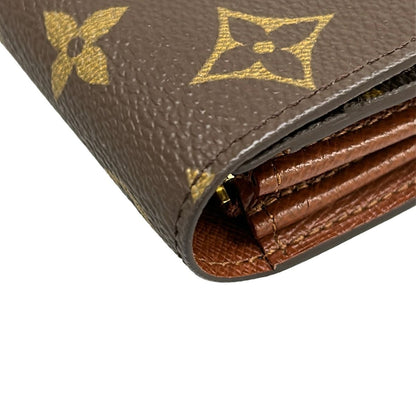 Louis Vuitton Wallet Monogram Pochette Porte Monet Cles Leather — view 8