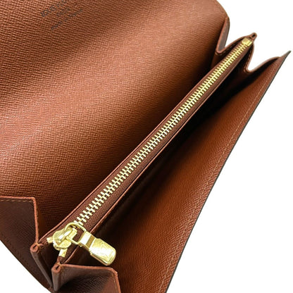 Louis Vuitton Wallet Monogram Pochette Porte Monet Cles Leather — view 4