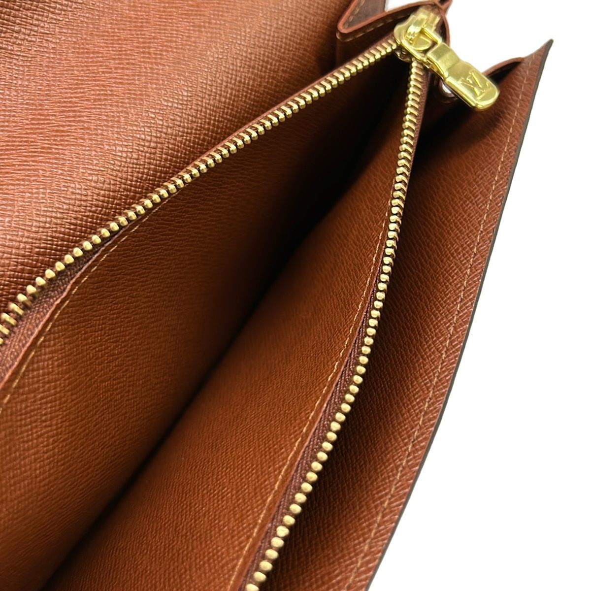 Louis Vuitton Wallet Monogram Pochette Porte Monet Cles Leather — view 5
