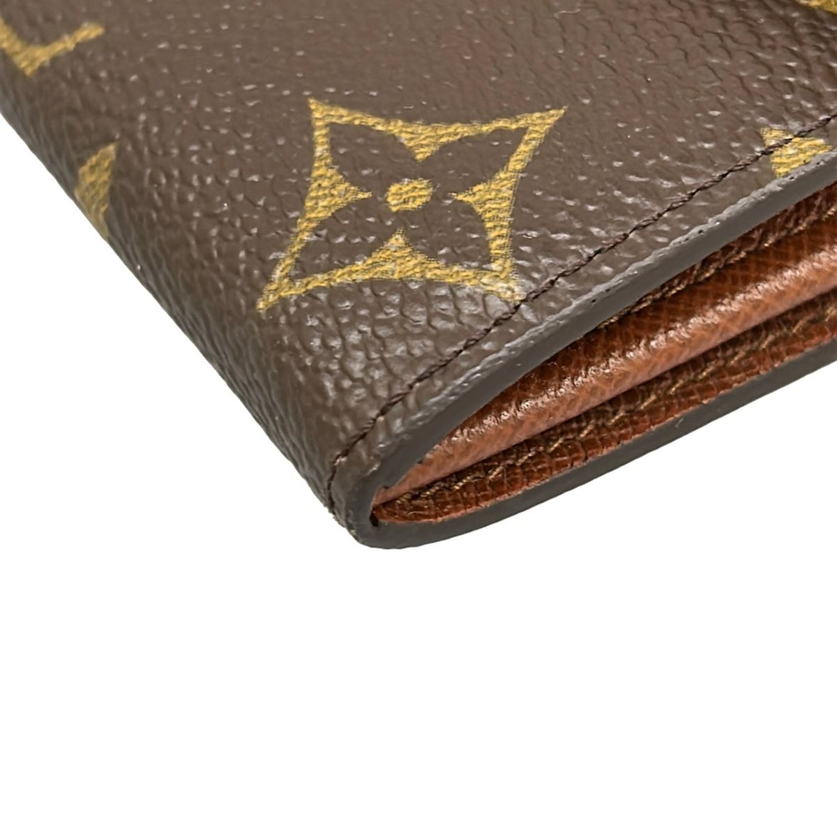 Louis Vuitton Wallet Monogram Pochette Porte Monet Cles Leather — view 7