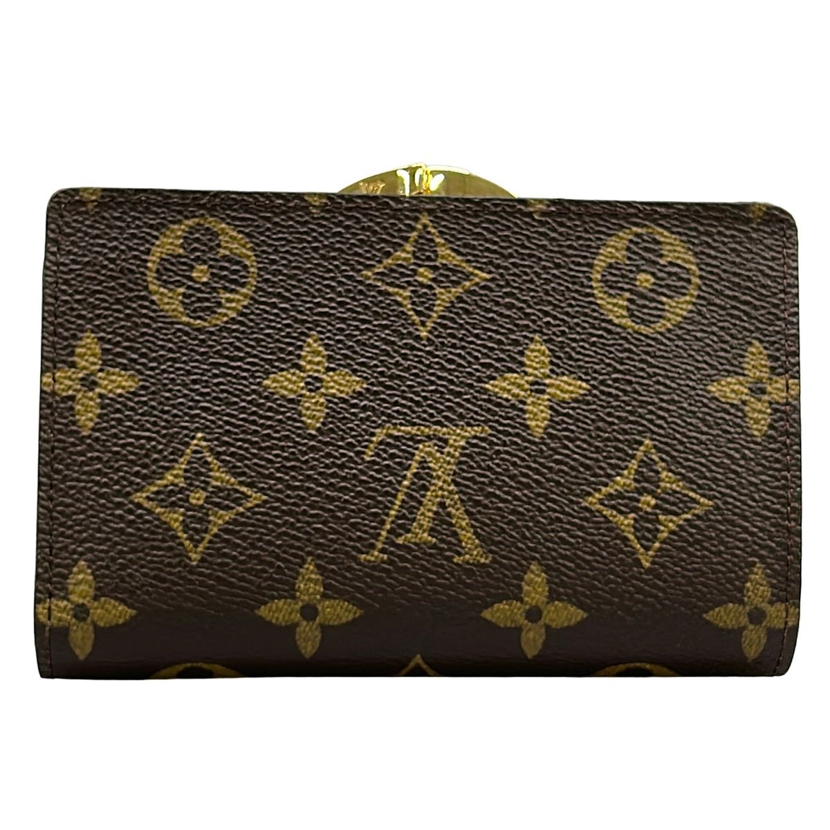 Louis Vuitton Bifold Wallet Monogram Porte Monet Viet Viennois Leather — view 2