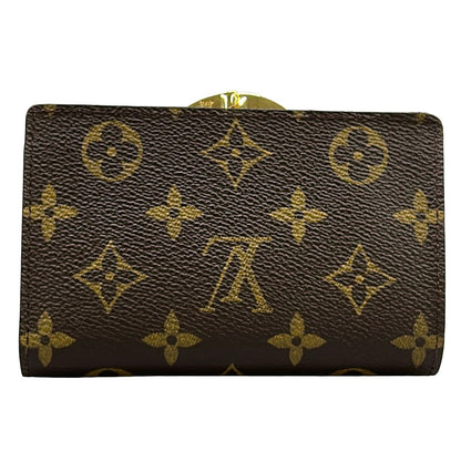 Louis Vuitton Bifold Wallet Monogram Porte Monet Viet Viennois Leather — view 2