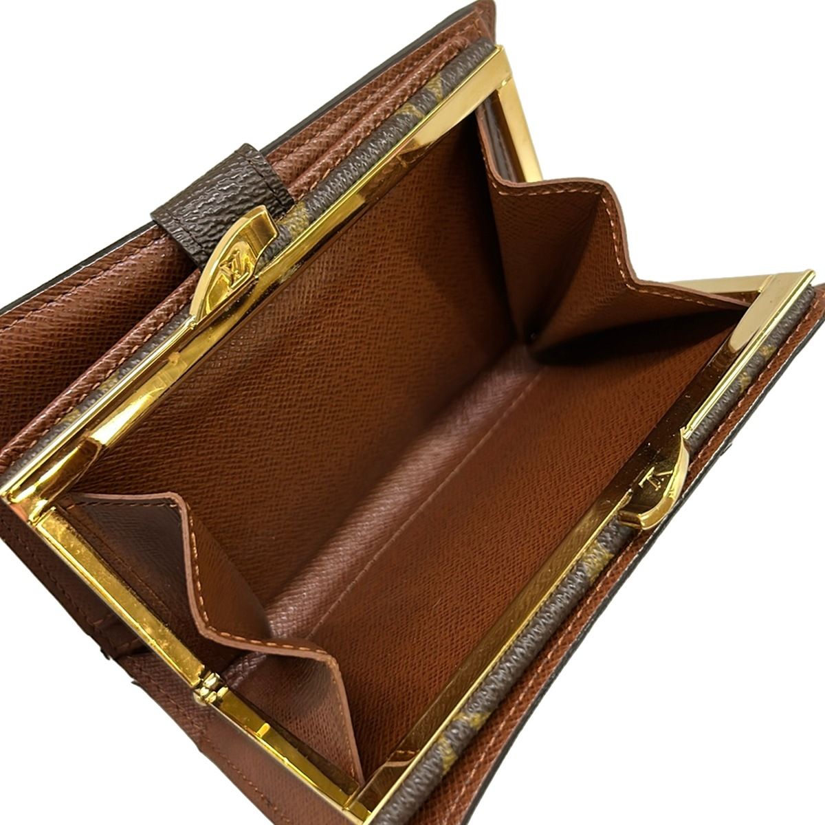 Louis Vuitton Bifold Wallet Monogram Porte Monet Viet Viennois Leather — view 4