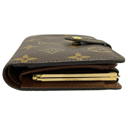 Louis Vuitton Bifold Wallet Monogram Porte Monet Viet Viennois Leather — view 8