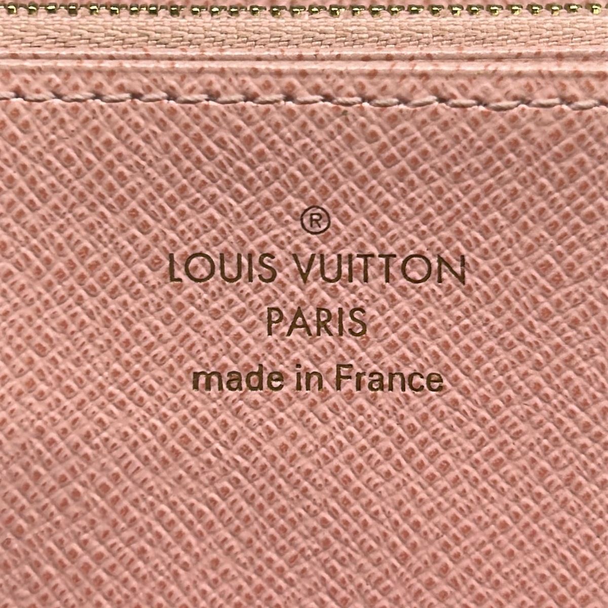 Louis Vuitton Wallet Monogram Zippy Rose Ballerine Leather Cowhide — view 5
