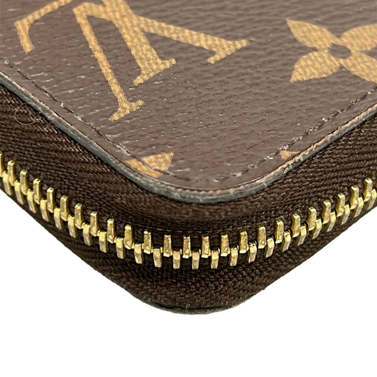 Louis Vuitton Wallet Monogram Zippy Rose Ballerine Leather Cowhide — view 6
