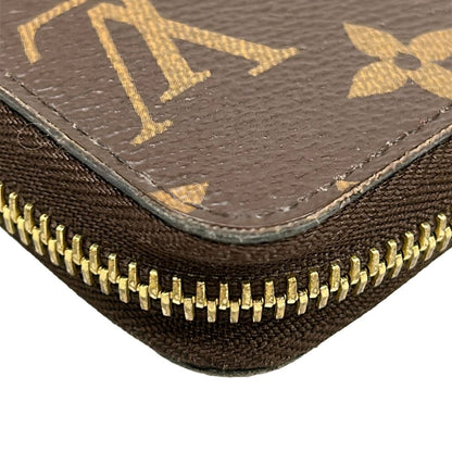 Louis Vuitton Wallet Monogram Zippy Rose Ballerine Leather Cowhide — view 6