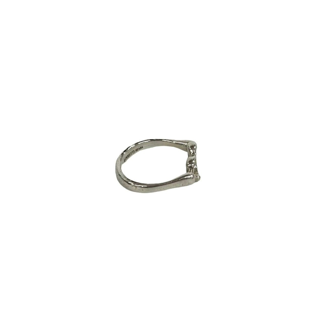 Tiffany & Co Open Heart Ring 925 Sterling Silver — view 6