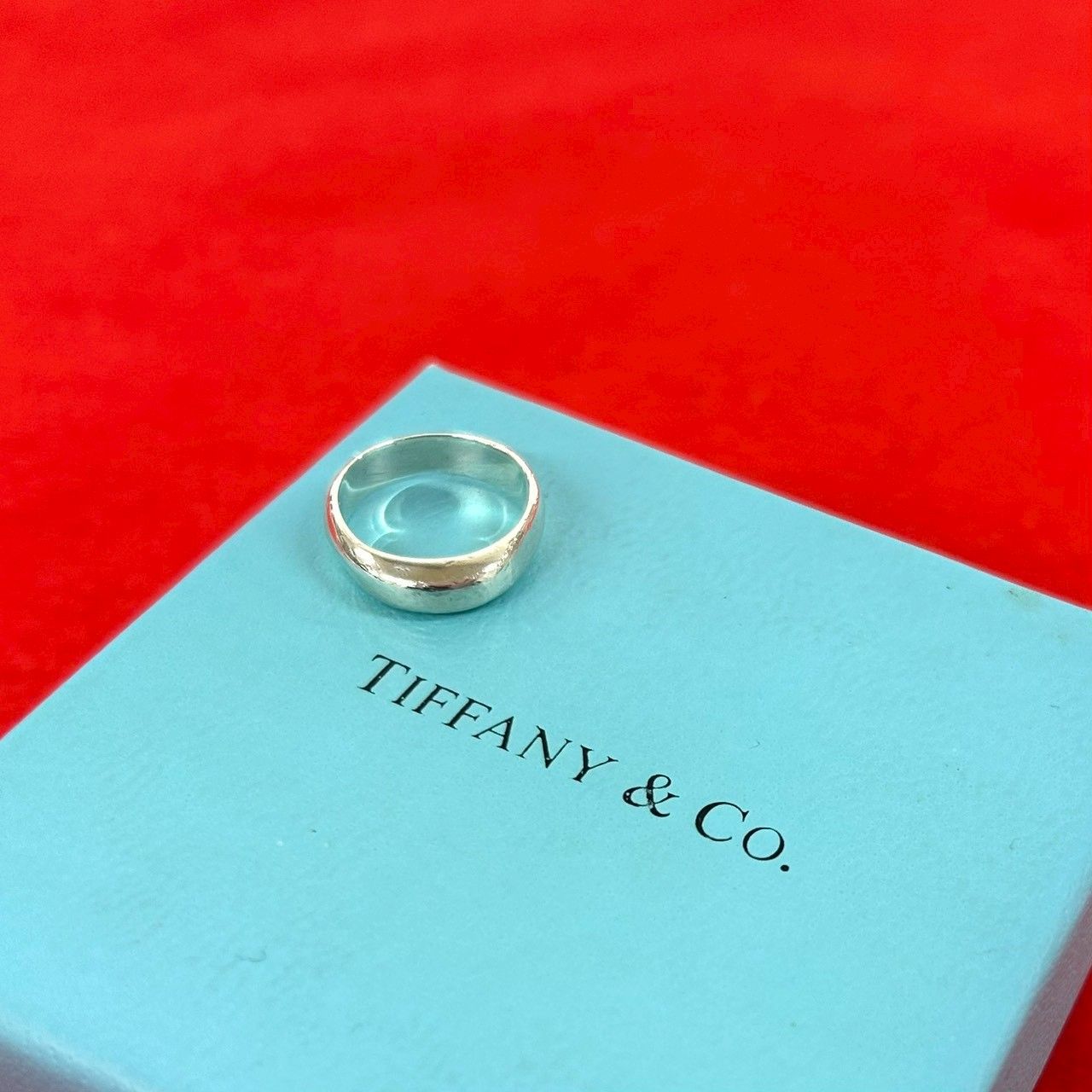 Tiffany & Co Knife Edge Ring 925 Sterling Silver
