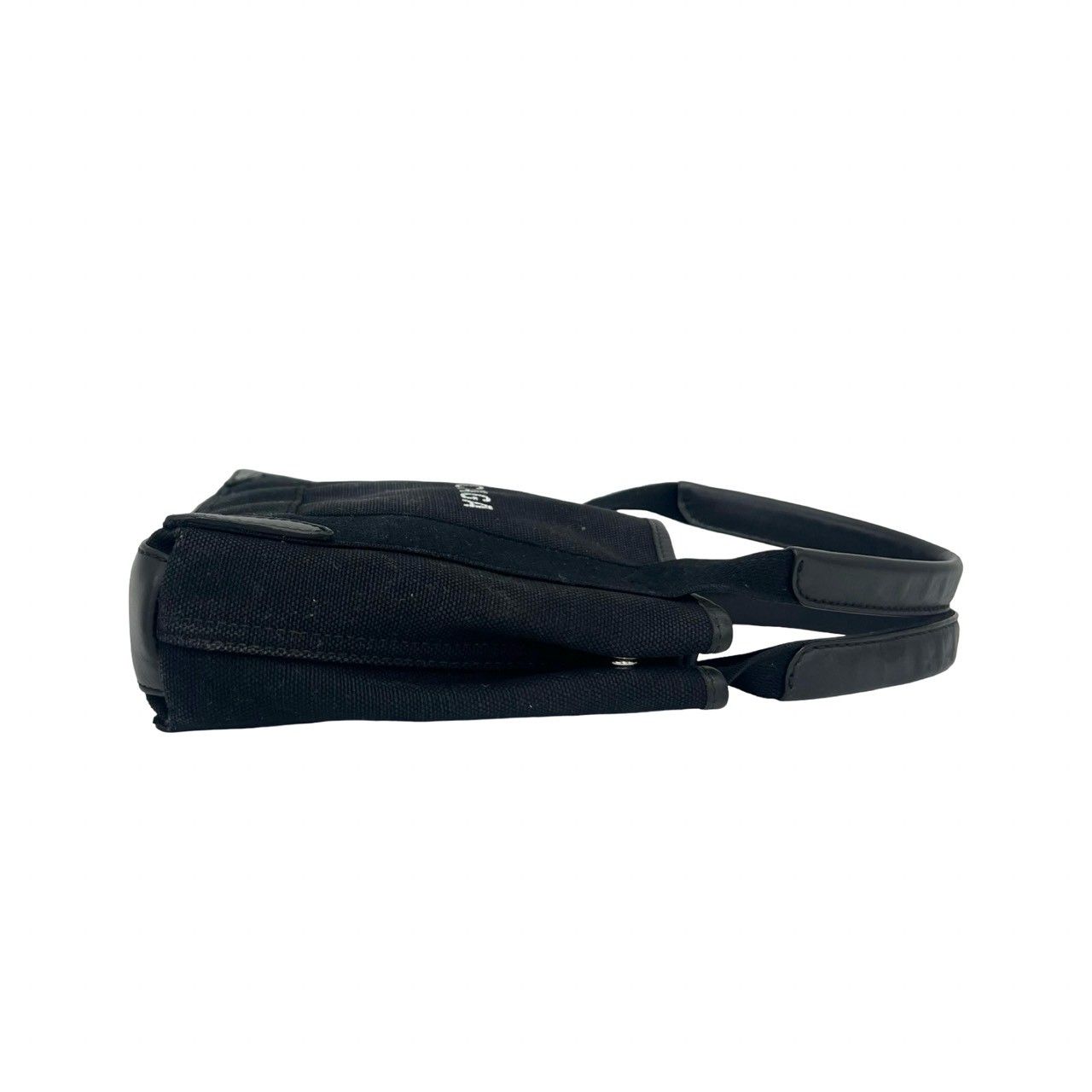 Balenciaga Navy Cabas XS Logo Canvas Leather Handbag Mini Tote Black — view 6