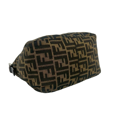 Fendi Vintage Mamma Bucket Zucca Pattern FF Logo Canvas Leather Shoulder — view 7