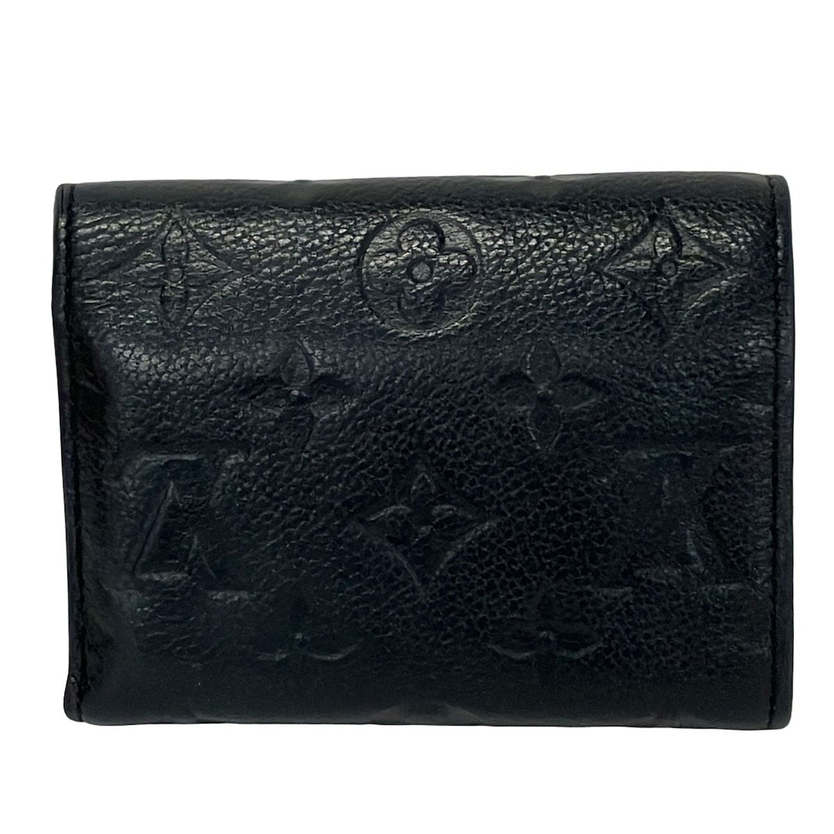 Louis Vuitton Trifold Wallet Monogram Empreinte Portefeuille Victorine Noir — view 2