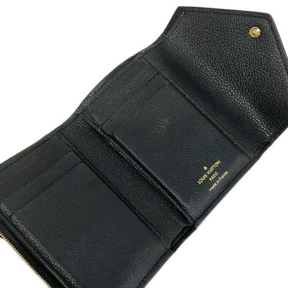 Louis Vuitton Trifold Wallet Monogram Empreinte Portefeuille Victorine Noir — view 3