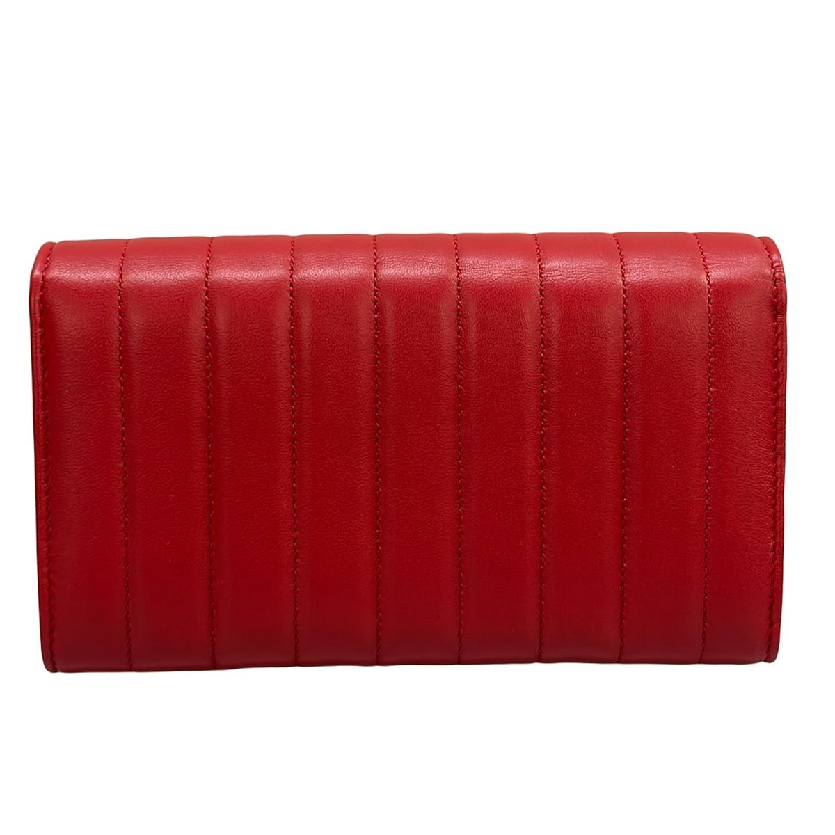 Saint Laurent Paris Wallet Red Leather — view 2