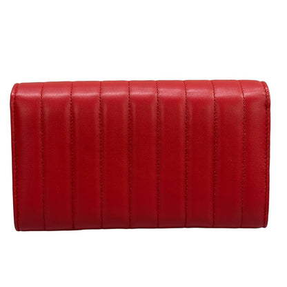 Saint Laurent Paris Wallet Red Leather — view 2