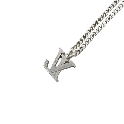 Louis Vuitton Pendant LV Spike Logo Silver Black — view 2