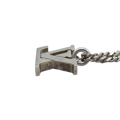 Louis Vuitton Pendant LV Spike Logo Silver Black — view 7