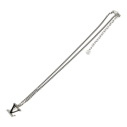 Louis Vuitton Pendant LV Spike Logo Silver Black — view 8