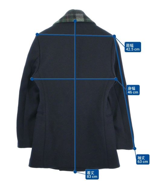 Bottega Veneta Coat Navy — view 6