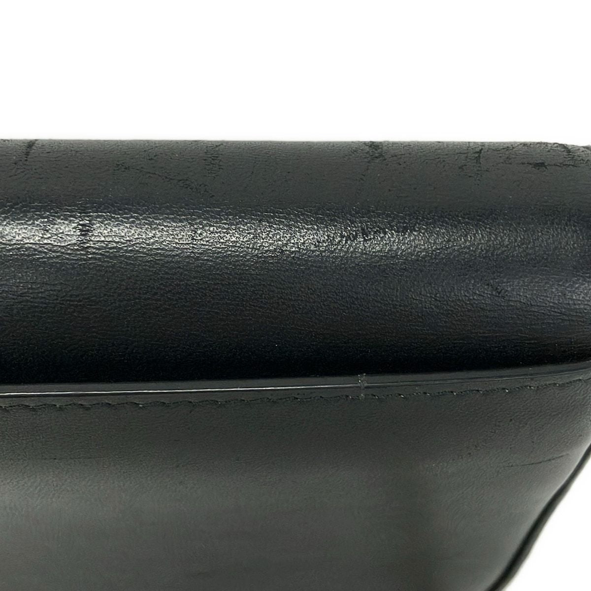 Bottega Veneta Wallet Black Blanc Chain Removable Leather — view 7