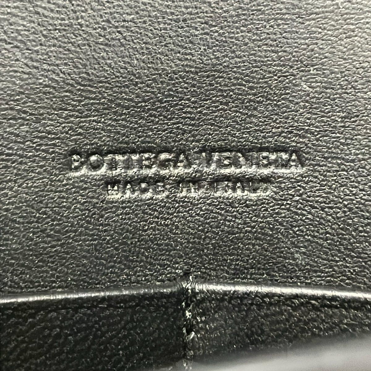 Bottega Veneta Wallet Black Blanc Chain Removable Leather — view 5
