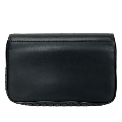 Bottega Veneta Wallet Black Blanc Chain Removable Leather — view 2