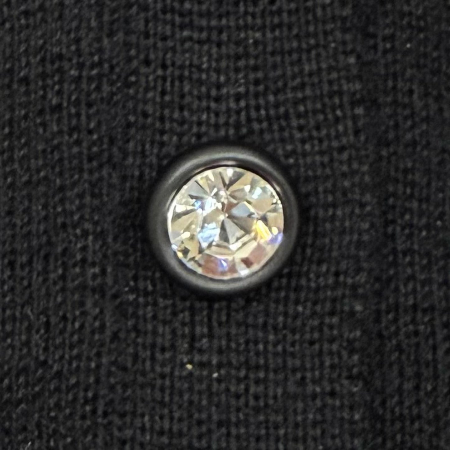 Louis Vuitton Cashmere Silk Blend Bijou Button LV Long Sleeve Knit Sweater — view 6