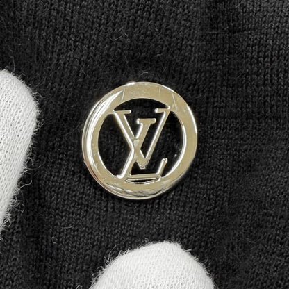 Louis Vuitton Cashmere Silk Blend Bijou Button LV Long Sleeve Knit Sweater — view 7