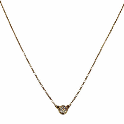 Tiffany & Co by the Yard Elsa Peretti 18k Gold Diamond Frame Diameter 4.73 mm