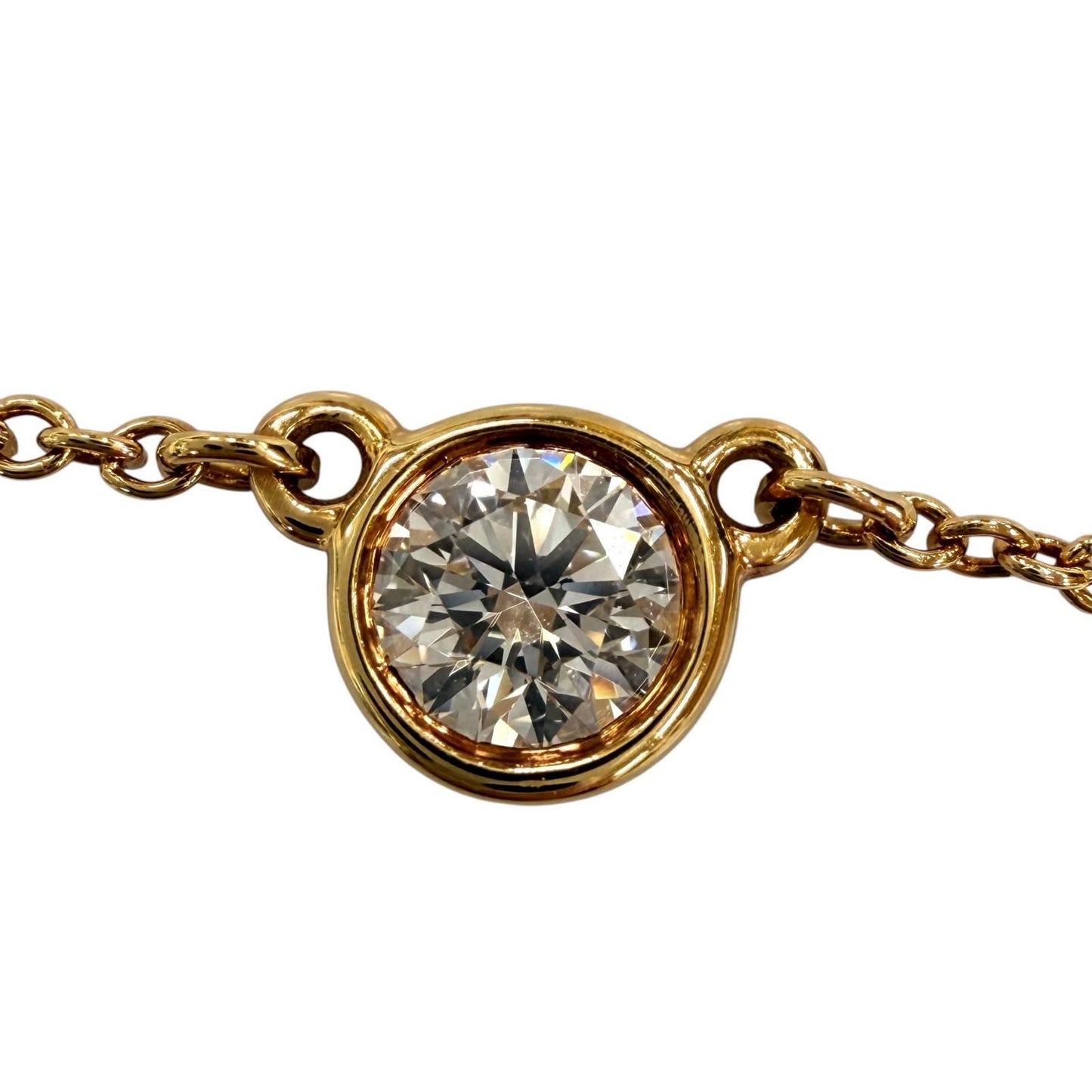 Tiffany & Co by the Yard Elsa Peretti 18k Gold Diamond Frame Diameter 4.73 mm — view 4