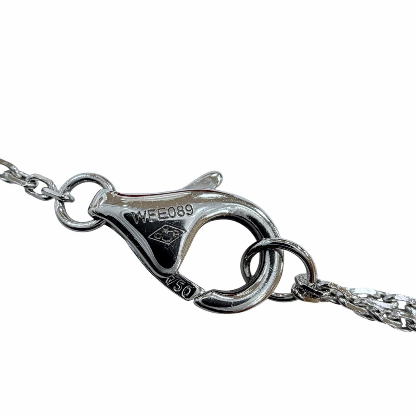 Cartier Damier XS 18k White Gold Diamond Necklace White — view 7
