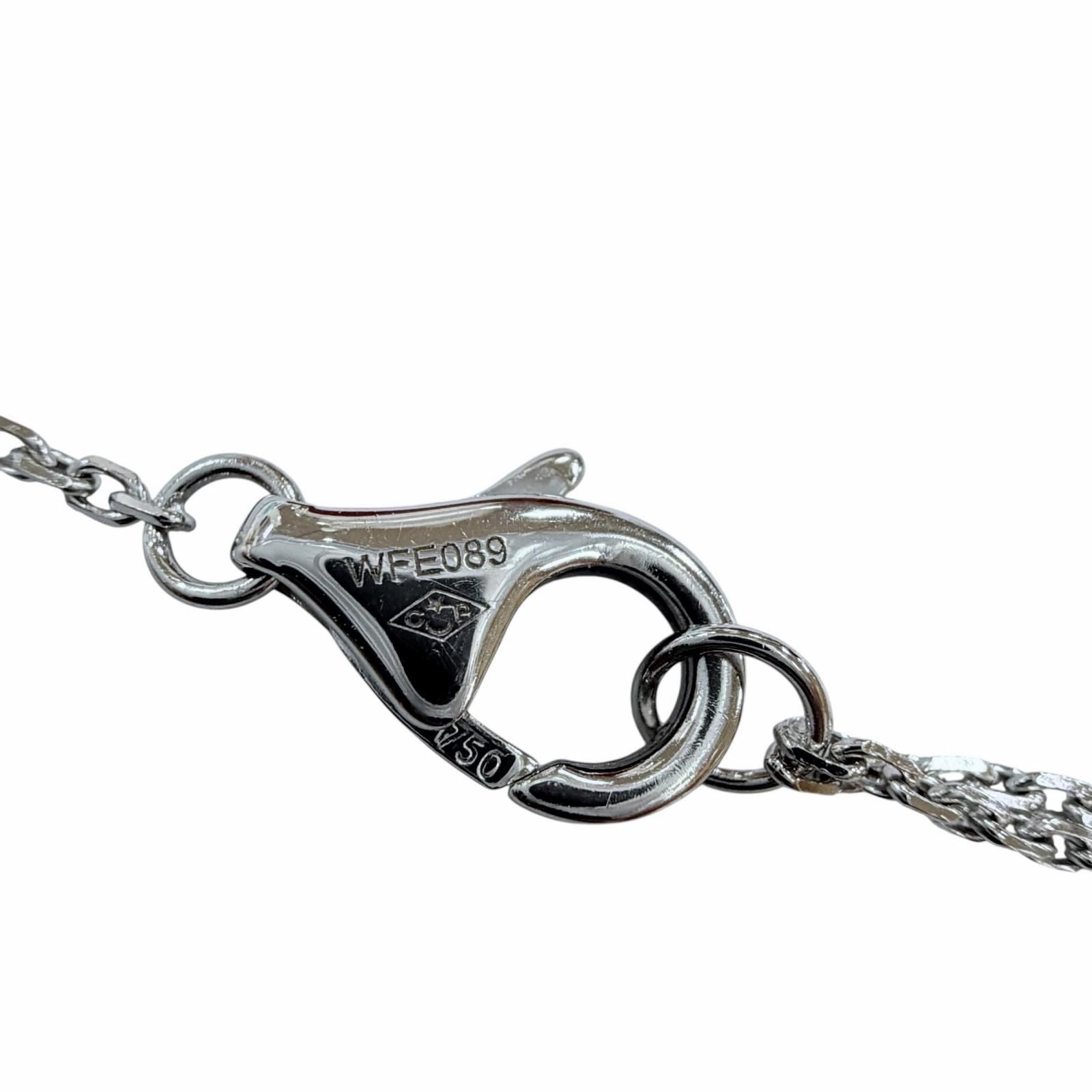 Cartier Damier XS 18k White Gold Diamond Necklace White — view 7