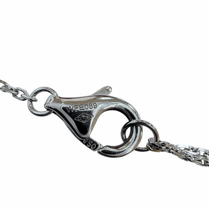 Cartier Damier XS 18k White Gold Diamond Necklace White — view 7