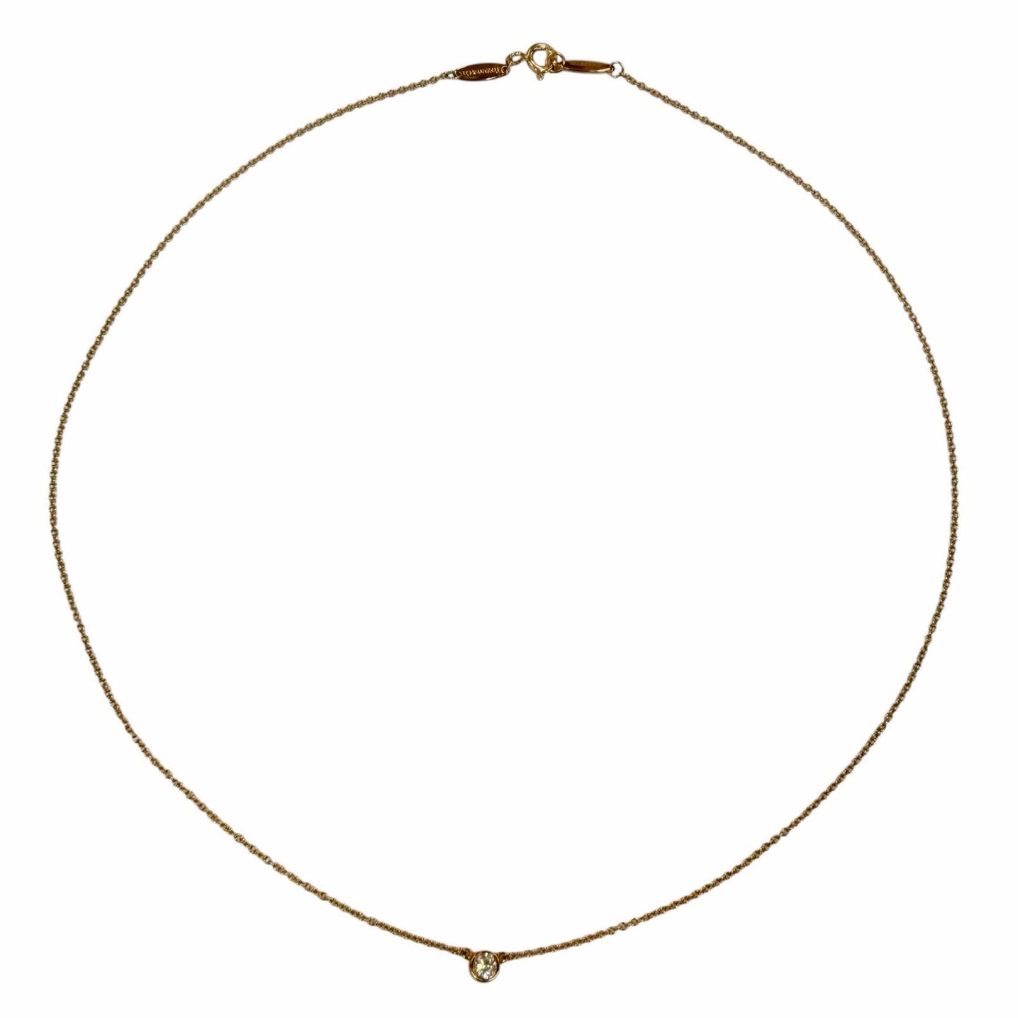 Tiffany & Co by the Yard Elsa Peretti 18k Gold Diamond Frame Diameter 4.35 mm — view 3