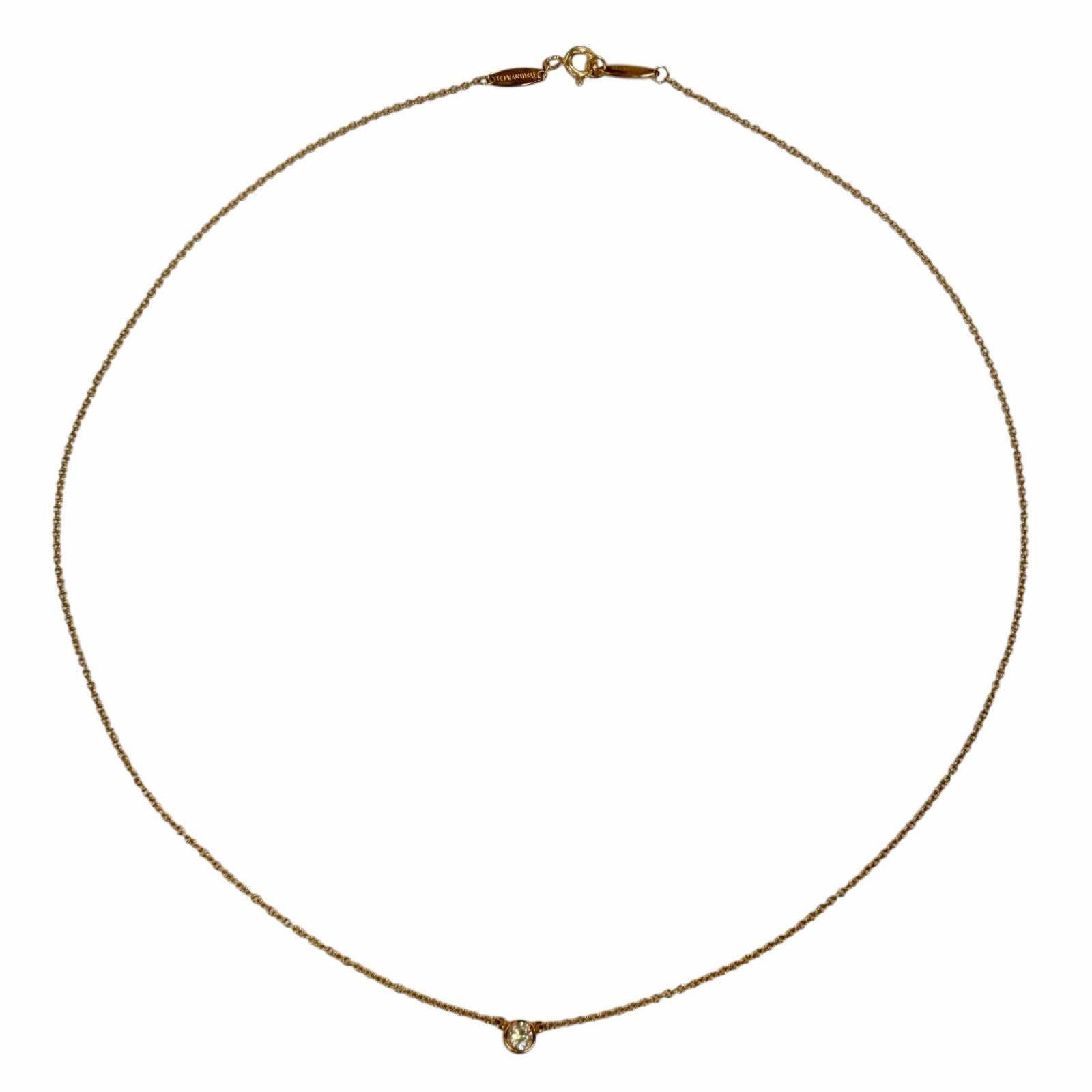 Tiffany & Co by the Yard Elsa Peretti 18k Gold Diamond Frame Diameter 4.35 mm — view 3