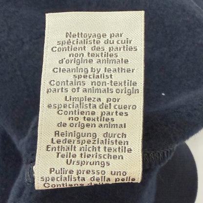 Hermes Chevaux en Symetrie Lambskin Patch Sweatshirt Shirt Navy — view 8