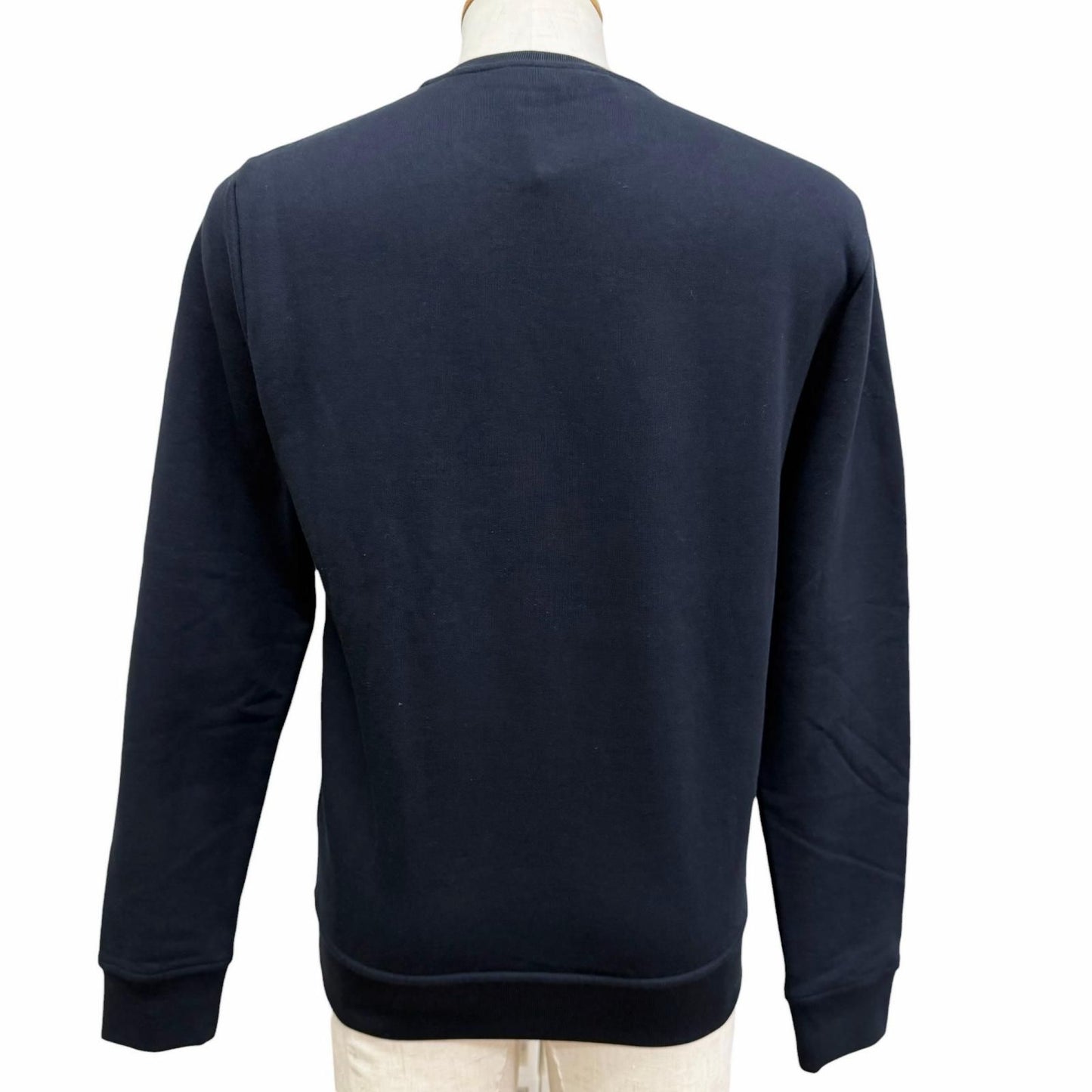 Hermes Chevaux en Symetrie Lambskin Patch Sweatshirt Shirt Navy — view 3