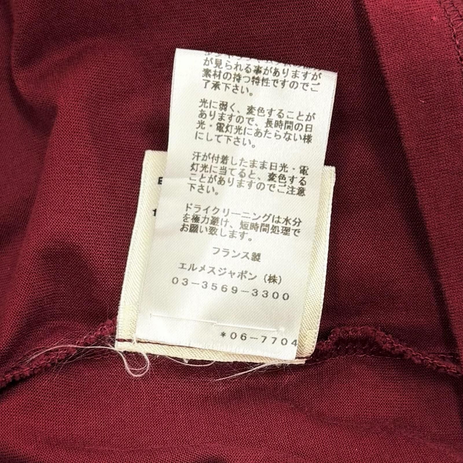 Hermes Cotton 100% with Pocket Chaine D'ancre Short Sleeve T-Shirt Dress — view 9