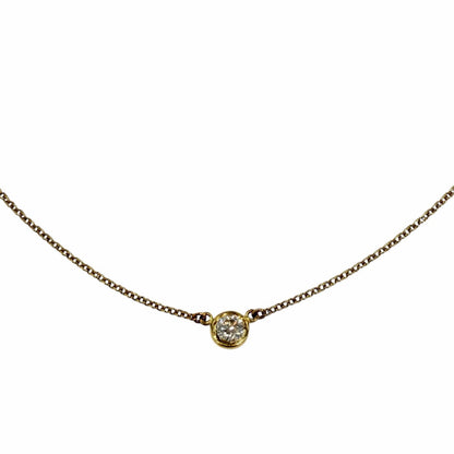 Tiffany & Co by the Yard 18k Gold Diamond Frame Diameter 4.45 mm Purchased