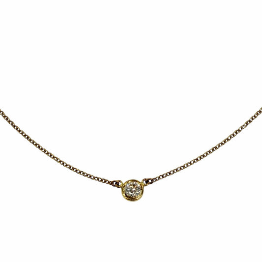 Tiffany & Co by the Yard 18k Gold Diamond Frame Diameter 4.45 mm Purchased