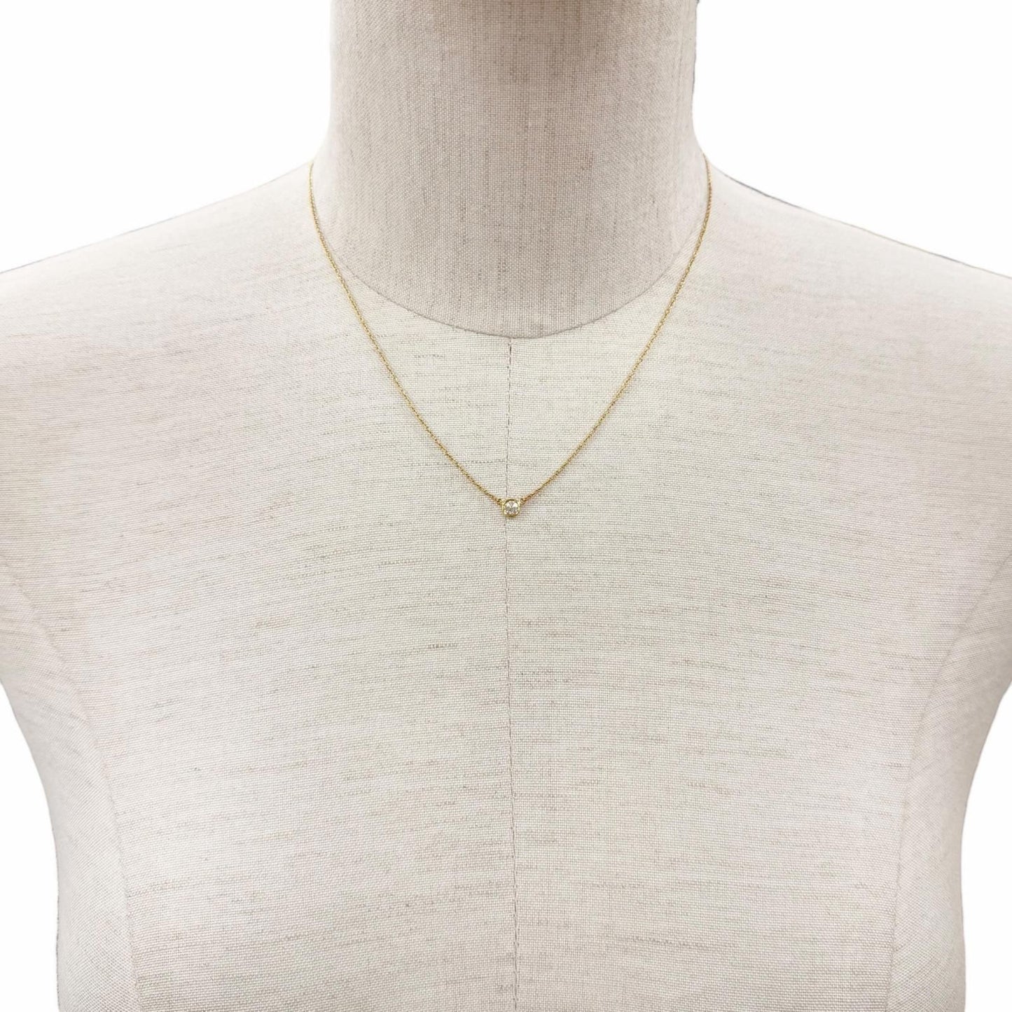 Tiffany & Co by the Yard 18k Gold Diamond Frame Diameter 4.45 mm Purchased — view 3